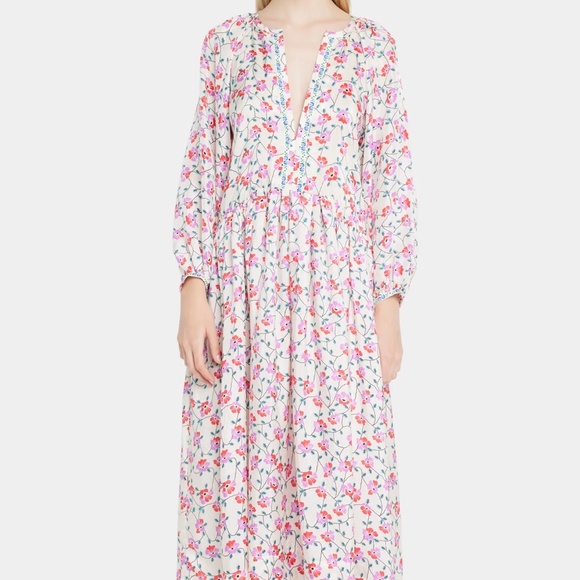 Alix Of Bohemia Dresses Alix Of Bohemia Saranna Silk Floral Maxi